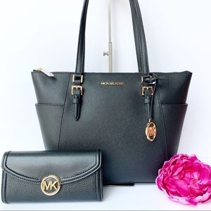 🔥SALE🔥 Michael Kors TZ Tote and Wallet Set